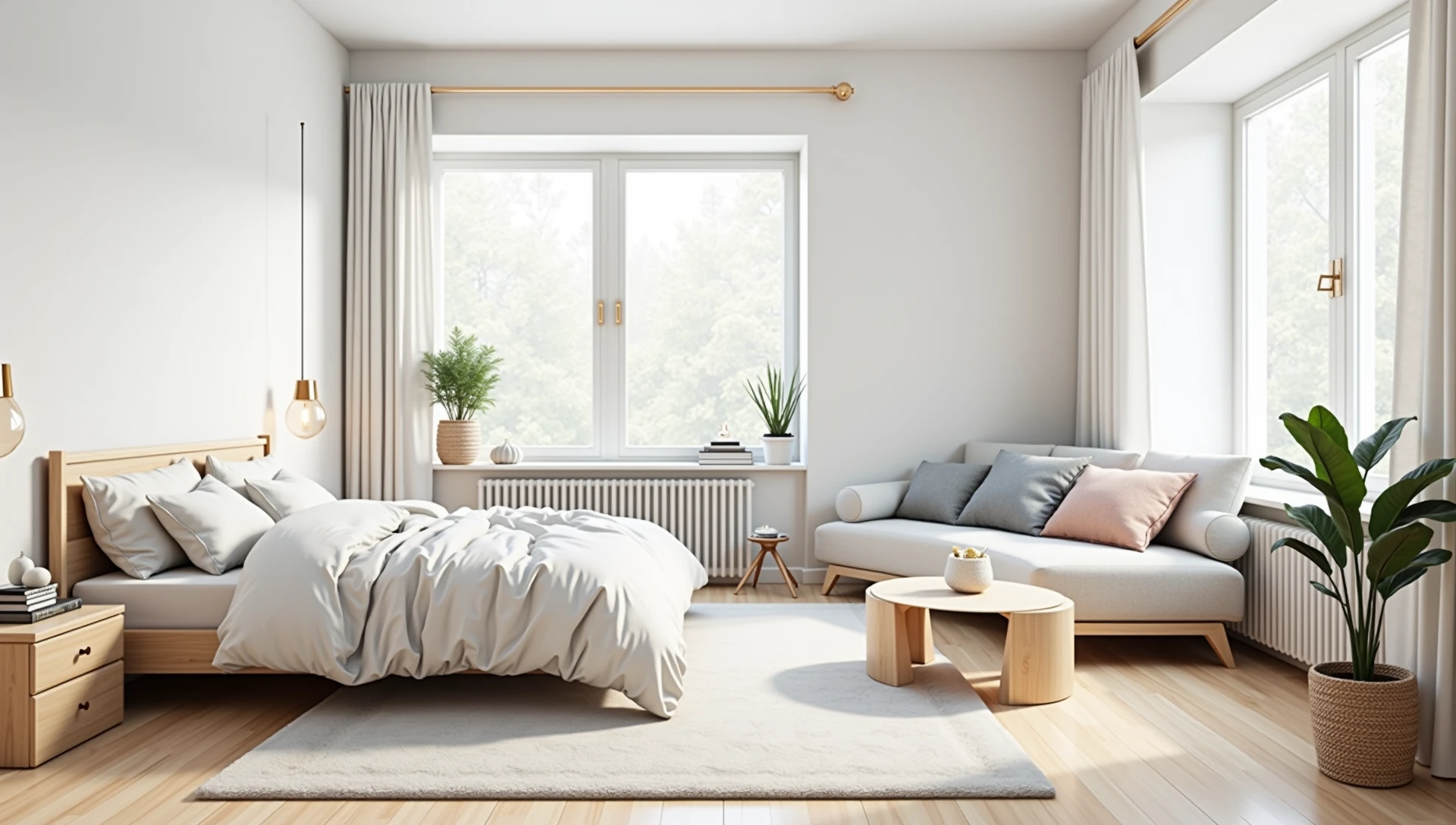 Styl i zalety mebli skandynawskich do sypialni i salonu