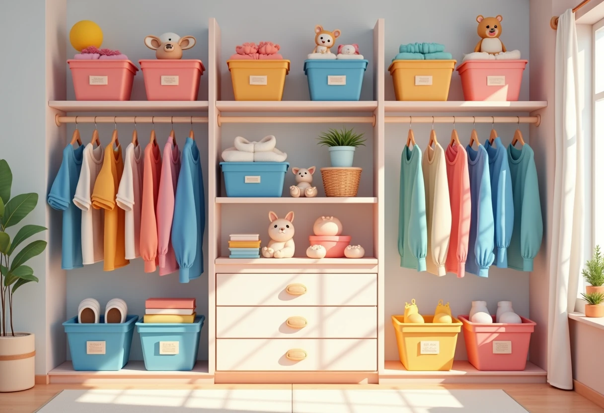 Organizacja szafy dziecięcej – specjalne wyzwania