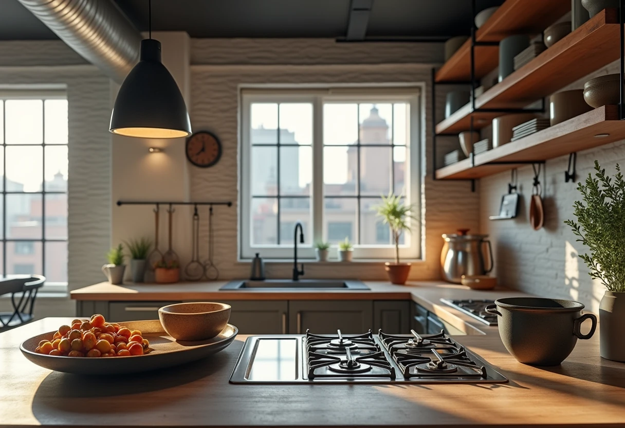 Praktyczne i stylowe naczynia w stylu loft