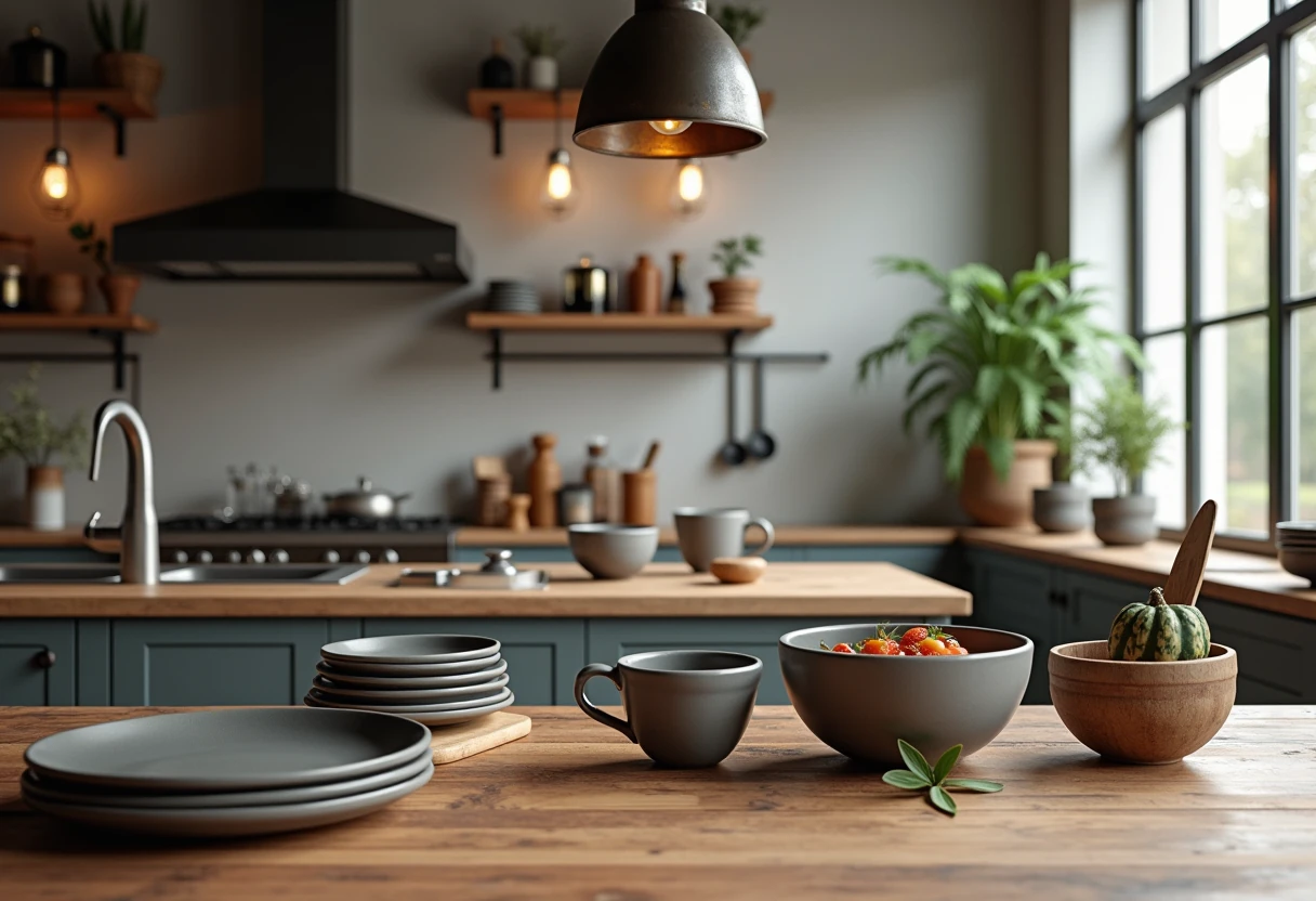 Praktyczne i stylowe naczynia w stylu loft