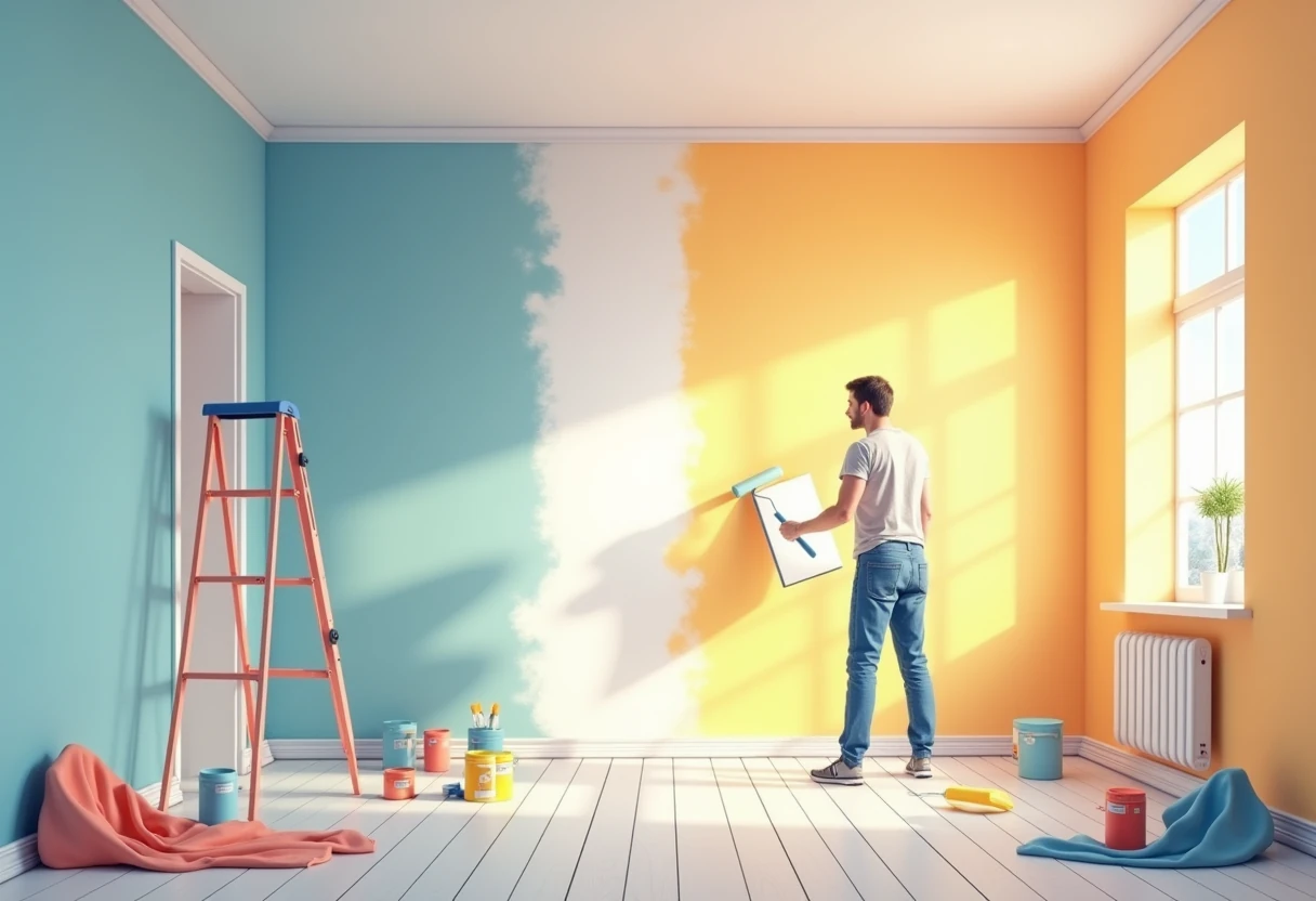 Techniki malowania ścian i sufitów – jak zrobić to