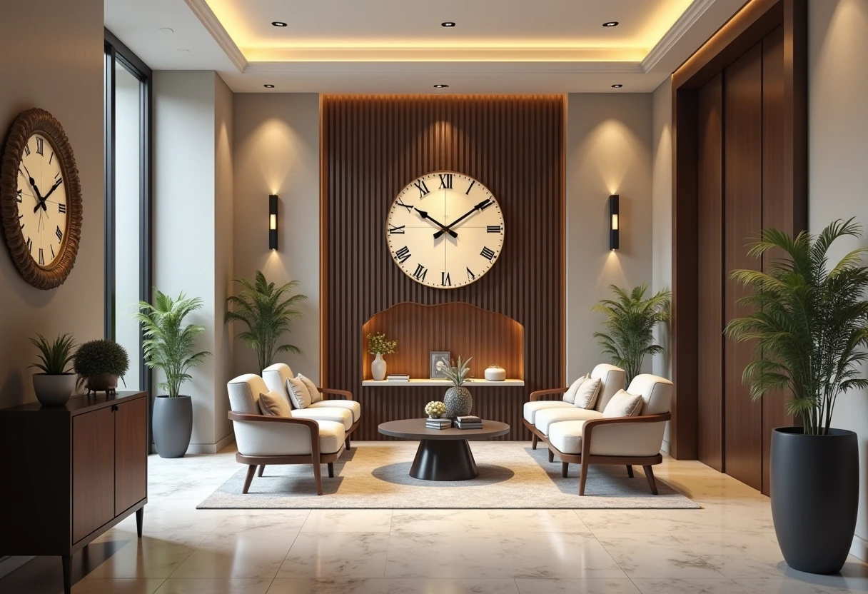 Przedpokój z dużym zegarem – pierwsze wrażenie ma 