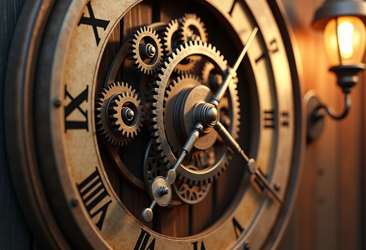 Mechanizm zegara – serce dużego zegara ściennego