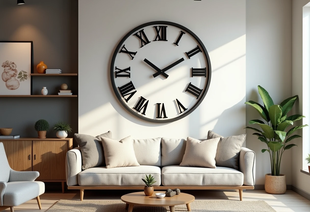 Gdzie powiesić duży zegar ścienny? Pomysły na aran