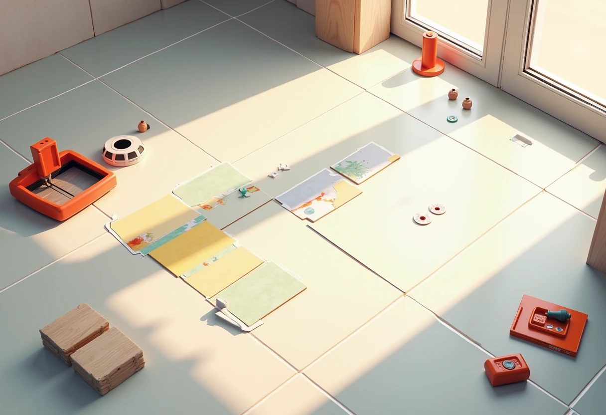 Przygotowanie podłoża pod płytki