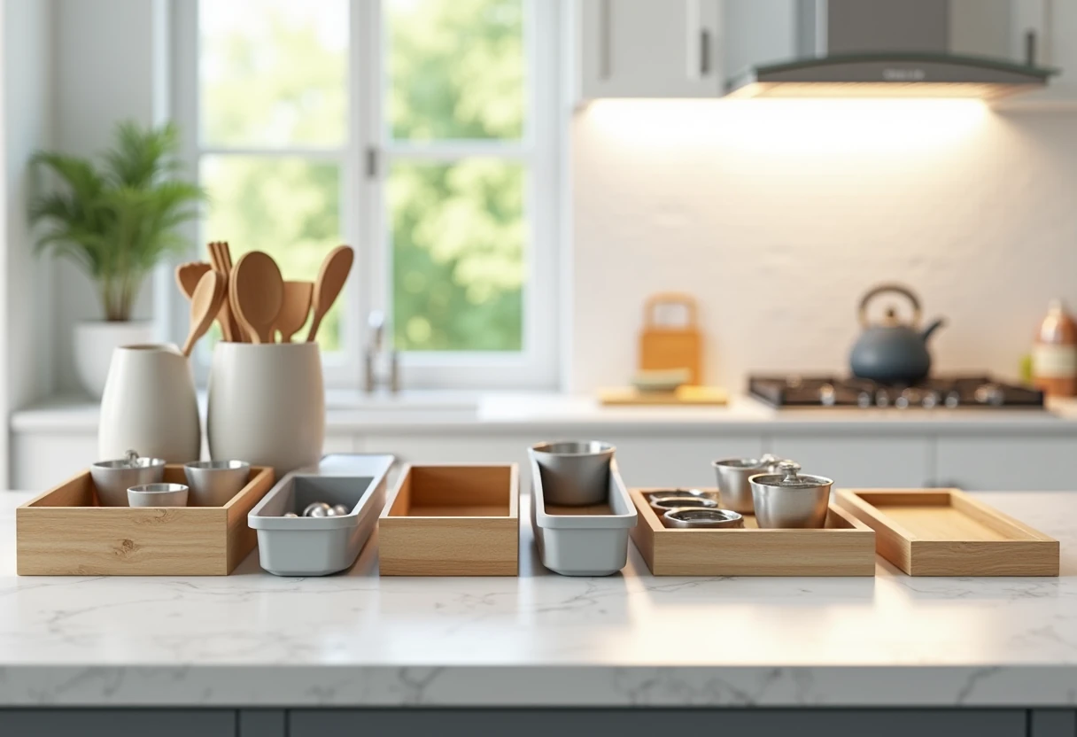 Przegląd kategorii szuflad organizerów dostępnych 