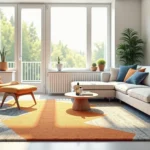 Dywan nowoczesny: Wzory, kolory i idealne dopasowanie do salonu