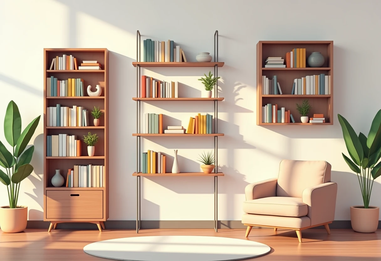 Rodzaje regałów na książki — który wybrać?