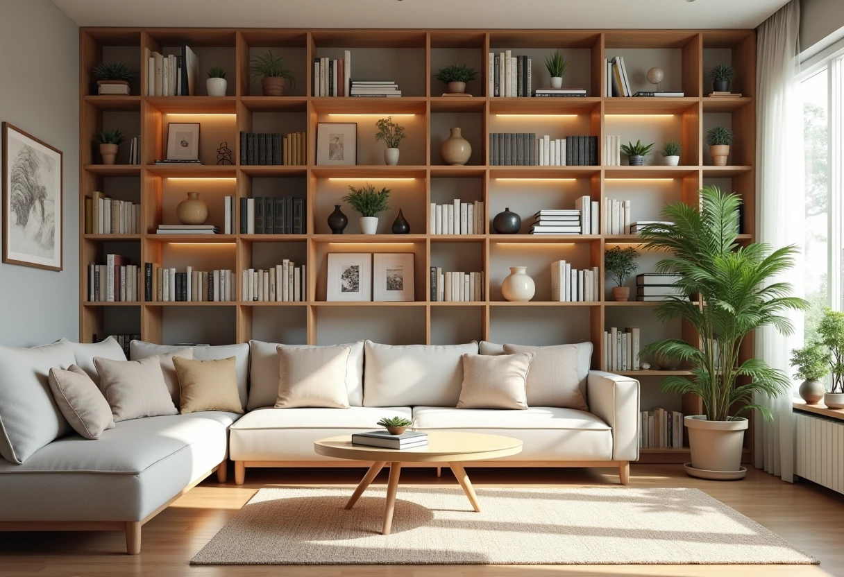 Regał jako ścianka działowa — pomysł na sprytną ar