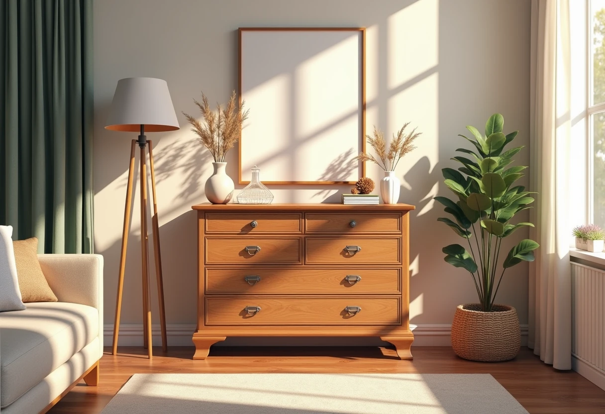 Komoda drewniana – jak wpływa na aranżację salonu?
